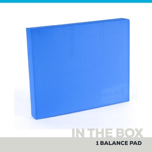 Bosu Balance Pad, Exercise Mat for Improved Balance, Gymnastics and Yoga, Blue