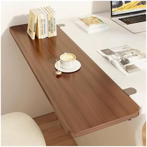 Clamp On Desk Extender, 90 Degree Foldable Desktop Extension Board, Ergonomic Keyboard Tray Extender for Office Desk, Dining Table, Window Sill & Bookshelf Space Saving Color1 25x60cm (9.8inx23.6in)
