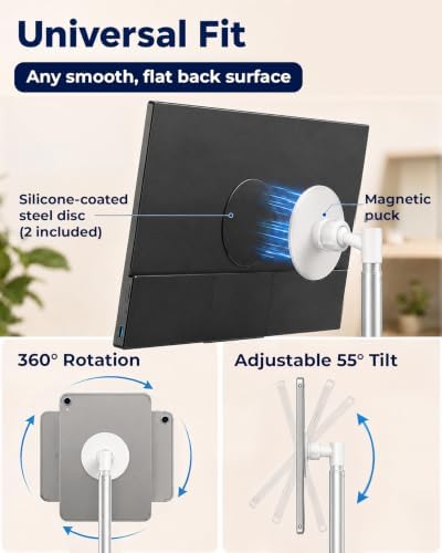 COOPER TabStand Magnetic iPad Stand for Desk, Tablet & iPad Holder Stand