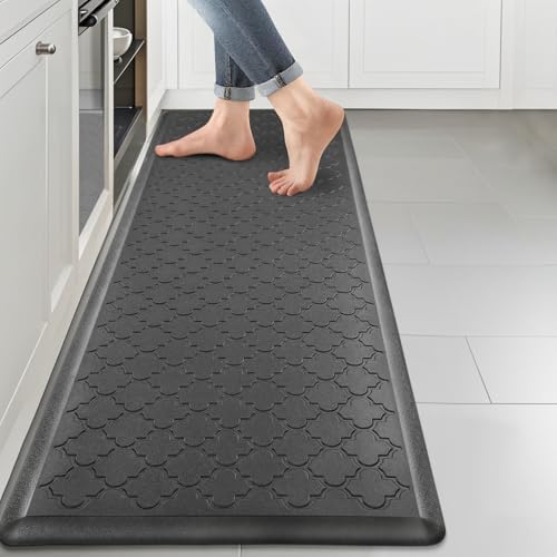 HEBE Anti Fatigue Kitchen Mats for Floor 20"x60", Cushioned Standing Mat
