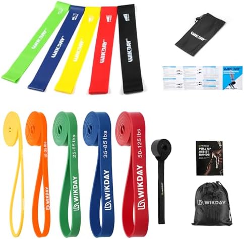 WIKDAY Resistance Bands for Working Out with Door Anchor