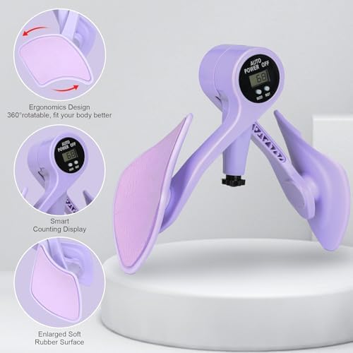 Men Women Thigh Master 5-35lb Pelvic Floor Muscle Repair Trainer Kegel Inner Thigh Exercise Workout Equipment Pilates for Home Workouts Hip Under Desk Exercise