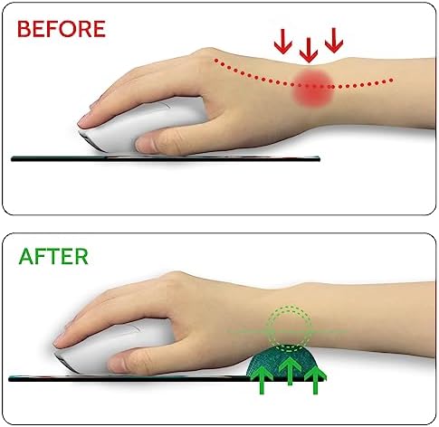 Blusabaca Elephant Mouse Pad Wrist Rest Ergonomic Mousepad Wrist Support