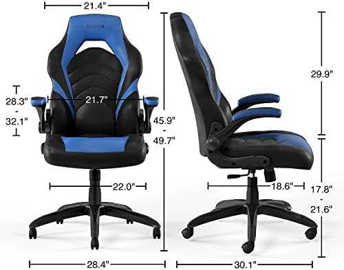 Staples Emerge Vortex Gaming Chair, Ergonomic, Swivel, Black, 2-Pack