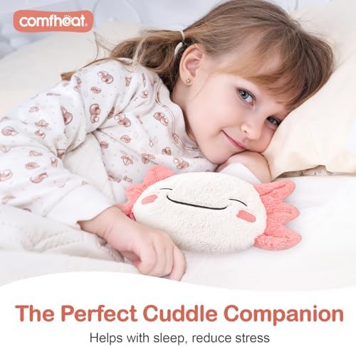 Cute Axolotl Microwave Heating Pad for Pain Relief Moist Heat Pack