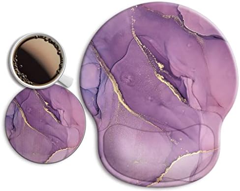 Ergonomic Mouse Pad with Wrist Rest Support,Gel Mouse Pads for Desk