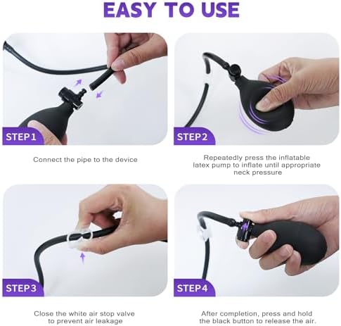 Inflatable Neck Traction Device, Adjustable Cervical Neck Stretcher