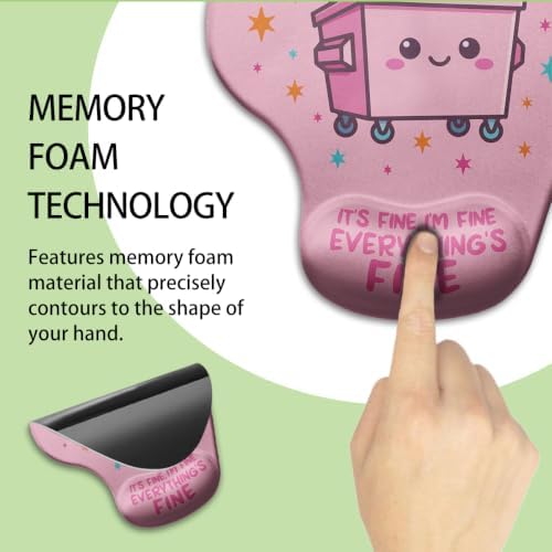 iRudyard 2Pcs Rubber Coasters Absorbent Mouse Pad Wrist Support Pu Bendable