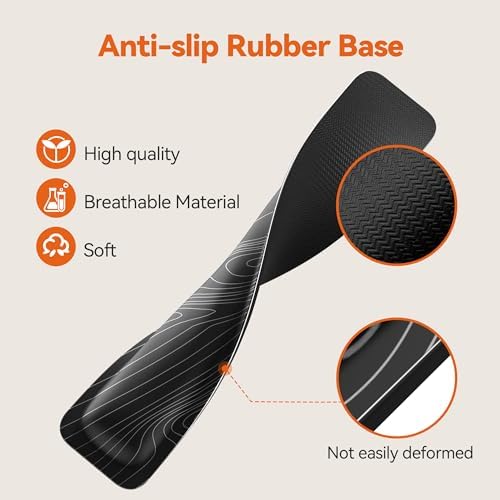 TECKNET Wrist Rest for Computer Keyboard Ergonomic, 1 in Thick, 17x3.3 in