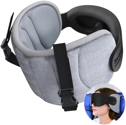 SARISUN Travel Pillows for Airplanes, Stable Head Support, Travel Essential