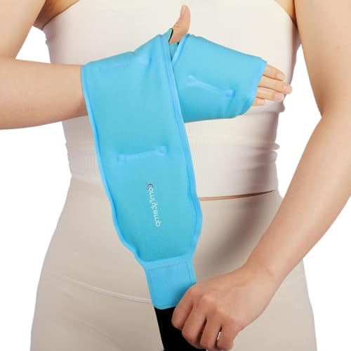 Comfytemp 24.5" Extra Long Wrist Ice Pack Wrap for Carpal Tunnel Relief