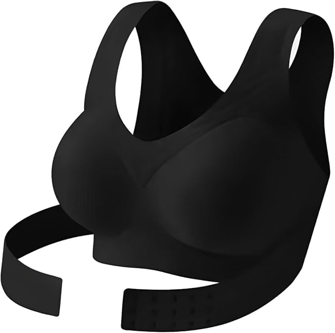 Posture Corrector Bra for Women Wireless Front Closure Cross Back Bras