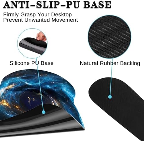 Britimes Ergonomic Mouse Pad Set with Wrist Rest, Galaxy Space