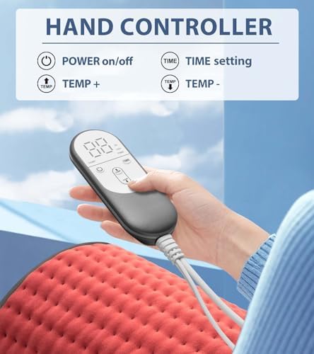 VALGELUIK Heating Pad for Back Pain Relief, 12"x24" Electric Heat Pad Gifts