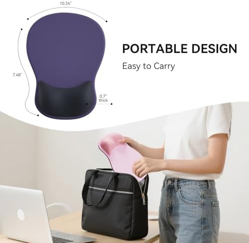 Ergonomic Mouse Pad with Wrist Rest Cute Mousepad Wrist Support