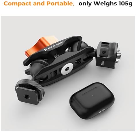 K&F CONCEPT Magic Arm, Multi-Function Double Ball Head with Cold Shoe