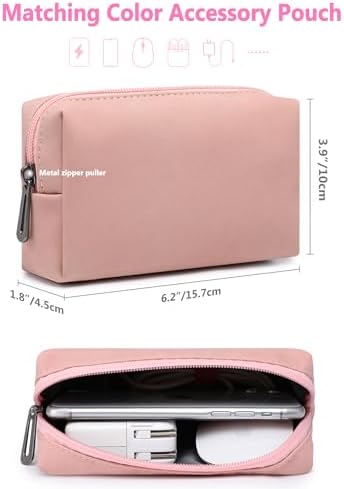 HYZUO 13 Inch Laptop Case Sleeve with Stand for MacBook Air, Pink