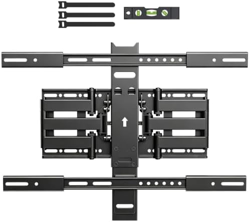 XINLEI 1.3" Ultra Slim Full Motion TV Wall Mount for 43"-90" Flat/Curved TV