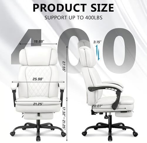 Big and Tall Office Chair, Home Office Desk Chairs,Executive Computer Chair