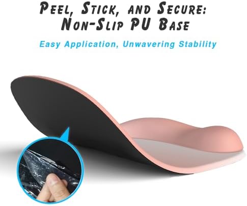 ErgoEase Ergonomic Mouse Pad with Gel Wrist Support - Premium Lycra Fabric, Non-Slip, Ideal for Laptop & Desktop, Office & Gaming，Desk Accessories (02Onxy Black)