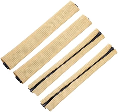 Uxcell 4pcs Office Chair Arm Covers, Stretchable Armrest Protectors for Gaming and Computer Chairs, Beige
