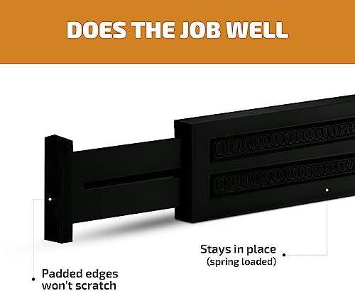 4-Pack Drawer Dividers 2.6-Inch High Dresser Organizer 16 to 22 Inch, Black