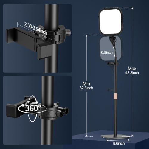 EMART Desktop Gooseneck Video Conference Lighting, Dimmable 2500-8500k