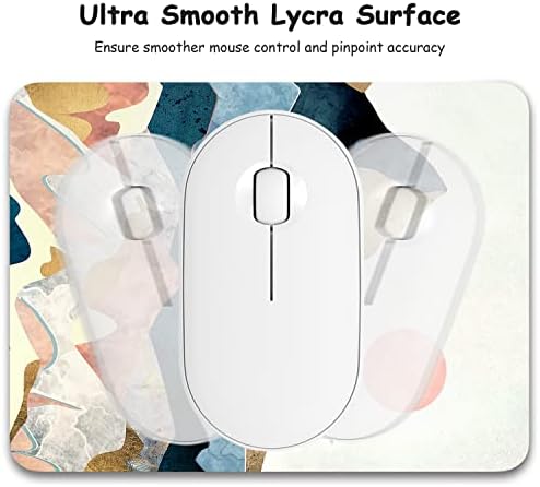 Dapesuom Small Mouse Pad, 6 x 8 Inch Thick Rubber Premium-Textured Non-Slip Portable & Washable Mini Mouse Mat for Women Men Wireless Laptops Keyboard Tray Gaming Work Computer Office Travel, Mountain