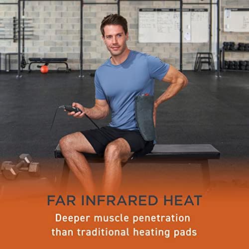 Pure Enrichment PureRelief Pro Far Infrared XL Heating Pad, 4 Heat Settings