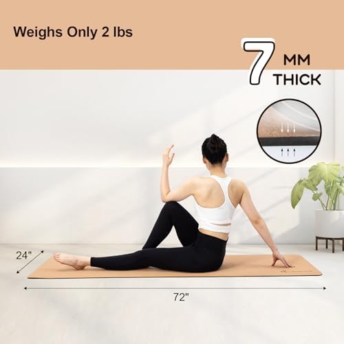 StrongTek Balance & Yoga Set – 2 Foam Pads + Cork Mat for Stability Training, Pilates & Stretching