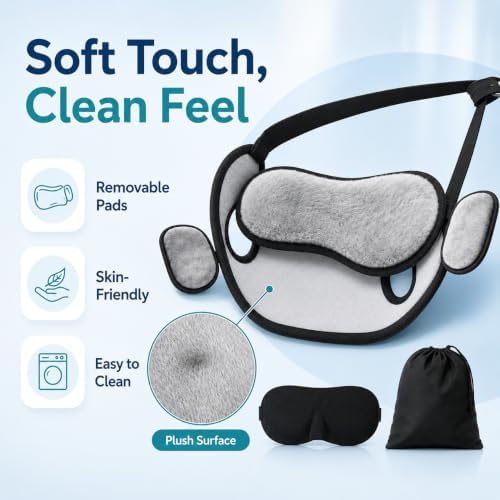 Neck Stretcher Hammock, Adjustable Cervical Traction Device with Removable Pads, Portable Support Strap for Neck Tension Relief and Comfort | Neck Tension Relief and Comfort