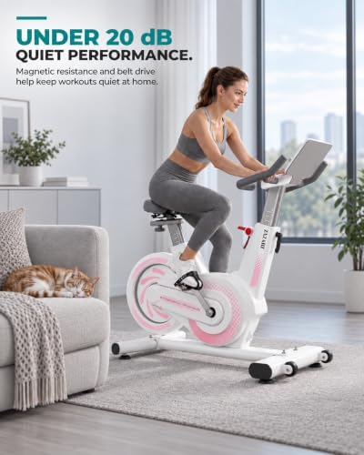 Exercise Bike for Home, Under 20 dB Quiet Magnetic Stationary Bike