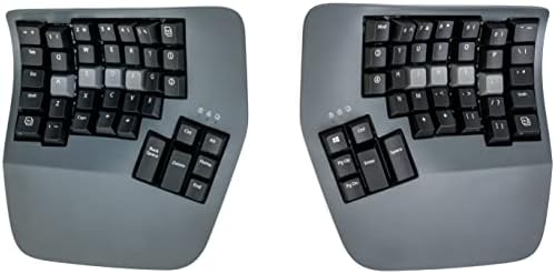 Kinesis Advantage360 Professional Split Ergonomic Keyboard - Bluetooth | Mechanical Switches | Fully Programmable Open Source | Contoured Shape | Adjustable Tenting | Backlit