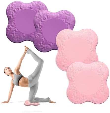 2-4 Pack Yoga Knee Pads, TPE Cushion for Pilates Exercise