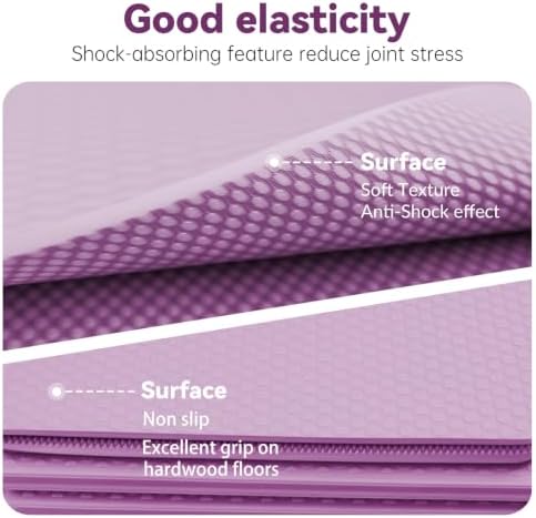 Foldable Yoga Mat Thick Non-Slip Exercise Mat