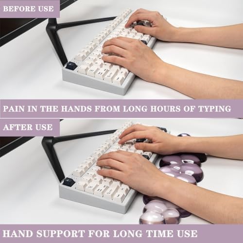 Gel Keyboard and Mouse Wrist Rest, Cloud Wrist Pad for Computer Keyboard
