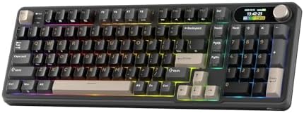 RK ROYAL KLUDGE S98 Wireless Mechanical Keyboard w/Smart Display & Knob