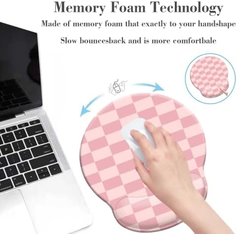 Mouse Pads for Desk, Ergonomic Mouse Pad with Wrist Rest Gaming Mousepad