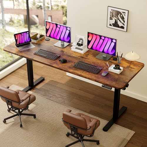 Monomi 79" Large Electric Standing Desk,Height Adjustable for Two-Person