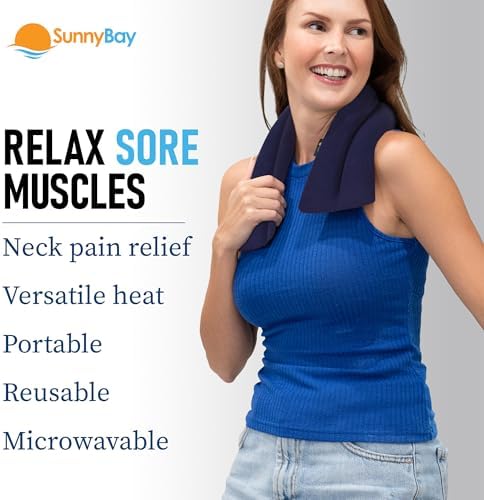 SunnyBay Heating Pad, Neck and Shoulder Wrap, 26x4 inch, 2 Pack