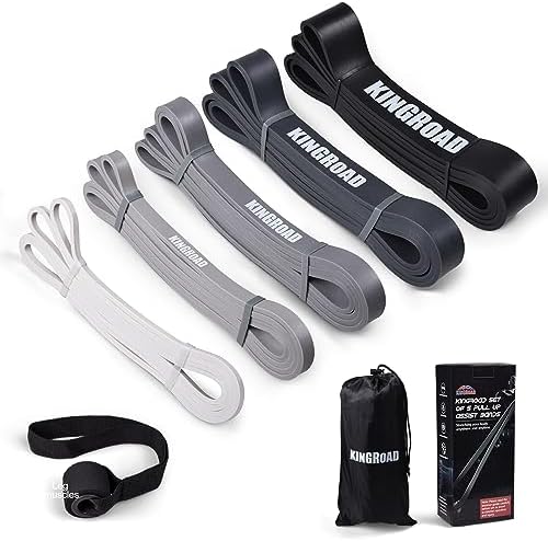 Resistance Band Pull Up Assistance Bands Sets Resistance Heavy Duty Exercise Stretch Fitness Bands for Stretching Power Lifting Workout Training with Instruction Guide