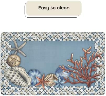 Anti-Fatigue Floor Comfort Mat, 18 x 30 in, Coastal, Waterproof, Non-Slip