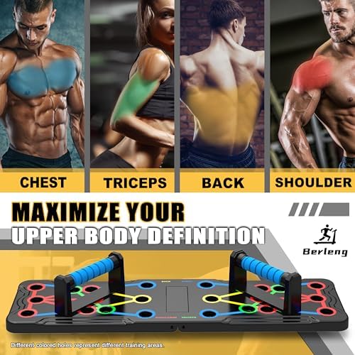 Push Up Board,Foldable Pushup Board for Man,Portable 30 in 1 Push Up Bar