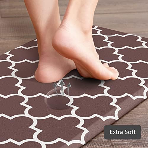 KMAT Kitchen Mat Set of 2,Cushioned Anti-Fatigue Kitchen Mats for Floor