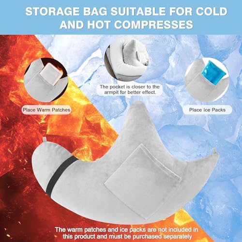 Shoulder Surgery Pillow for Rotator Cuff Pain Impingement Replacement Recovery Aids Side Sleepers Body Post Arm Torn Injury Support Relief Supplies Broken Collarbone Neck Rehab Must Haves