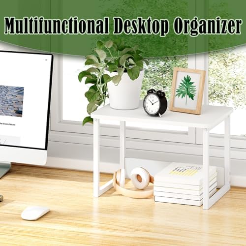 MARTY Printer Stand for Desk, Desktop Shelf Printer Riser for Home Office