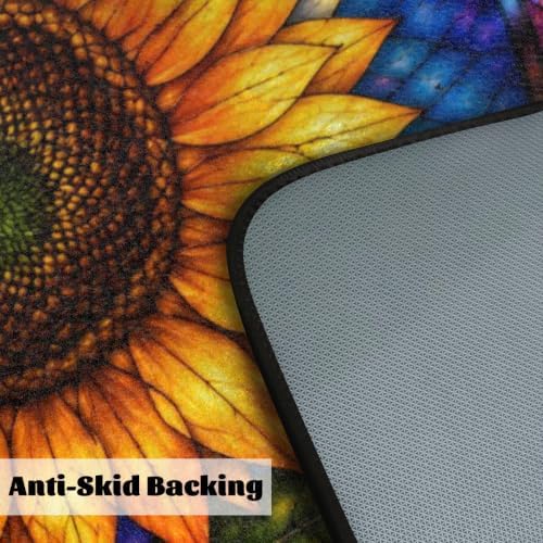 Sunflower Kitchen Mats Cushioned Anti Fatigue Kitchen Rugs Non-Slip B-2