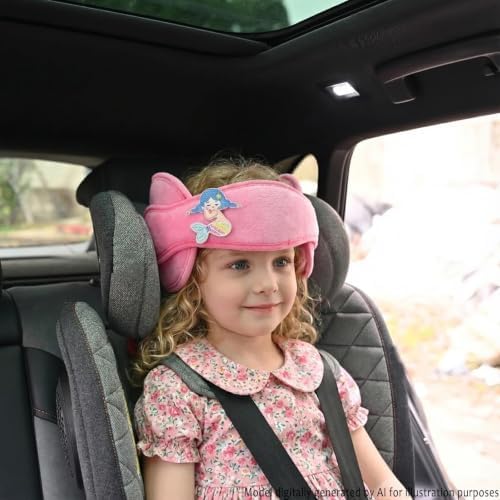 Car Seat Head Support for Child,Adjustable Headband Strap,Head Support Band
