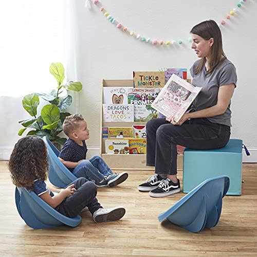 ECR4Kids SoftZone Adult Cozy Cube Seat with Handle, Classroom Furniture, Contemporary