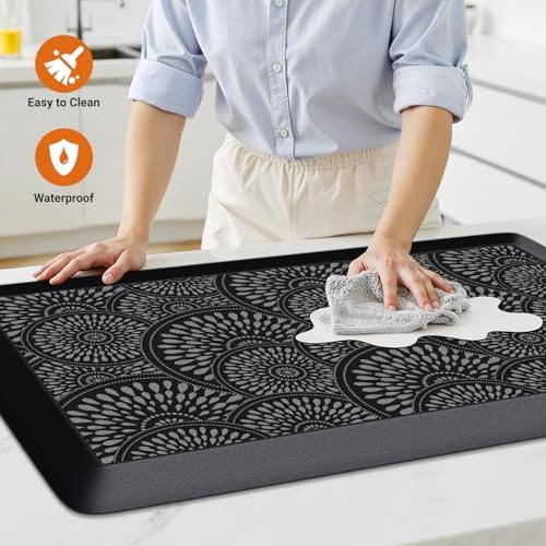Mattitude 4/5 Inch Kitchen Mat, Waterproof Non-Slip Standing Mats and Rugs